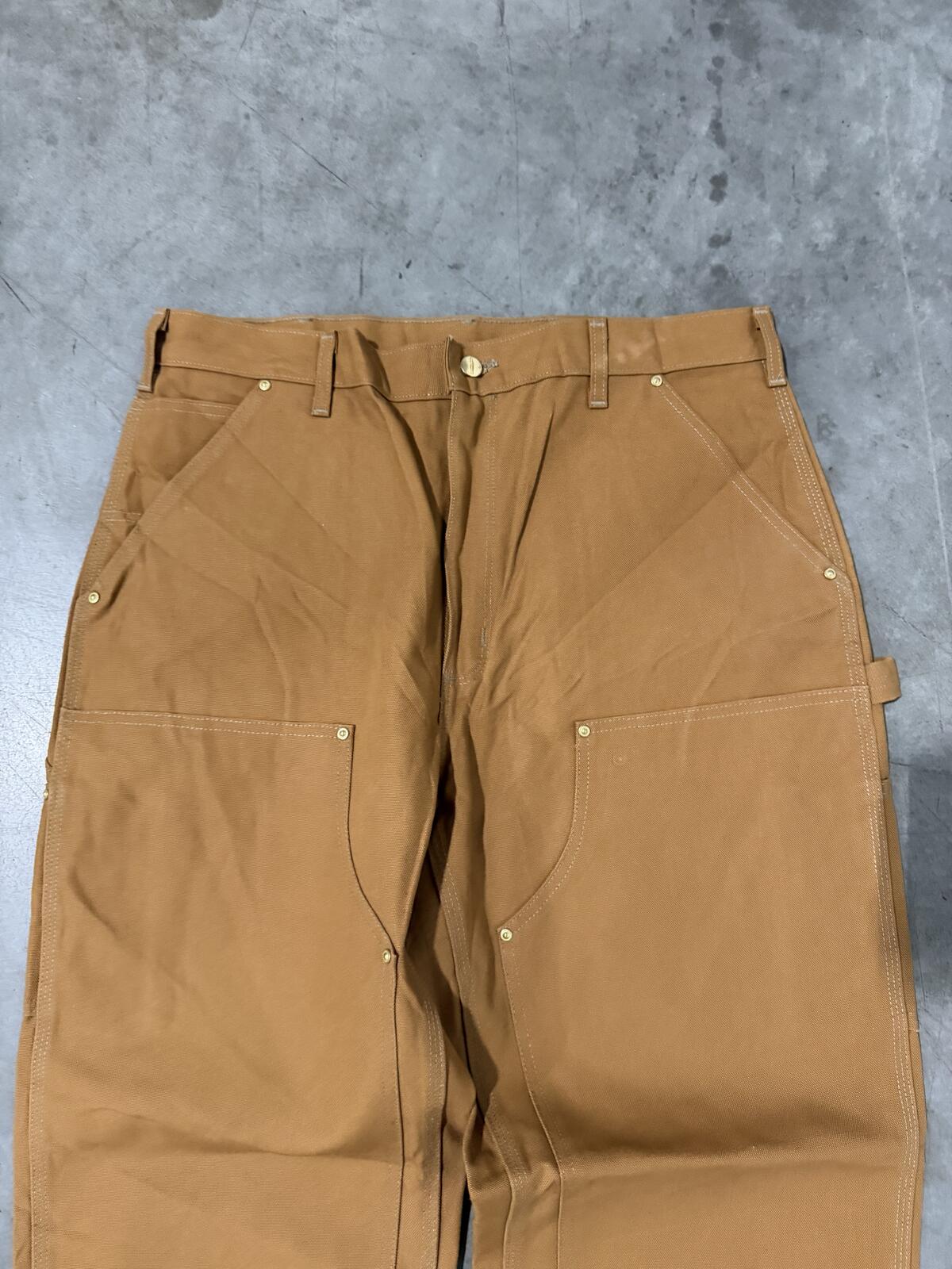 NWT Carhartt B01-M Double Knee Carpenter Pants Size 36x34 Vintage