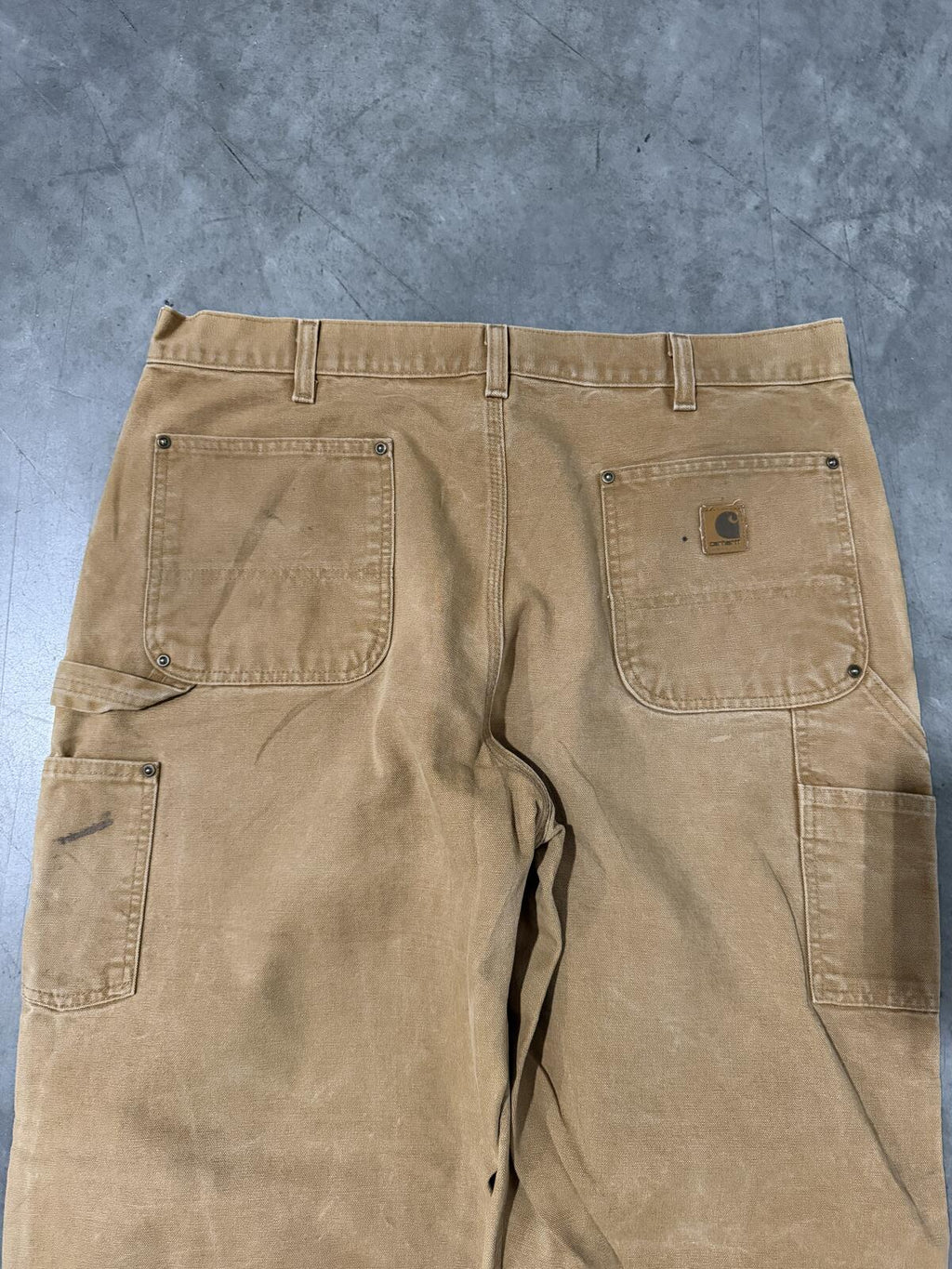 Carhartt B136 BRN Double Knee Carpenter Pants Size 38x34 Vintage