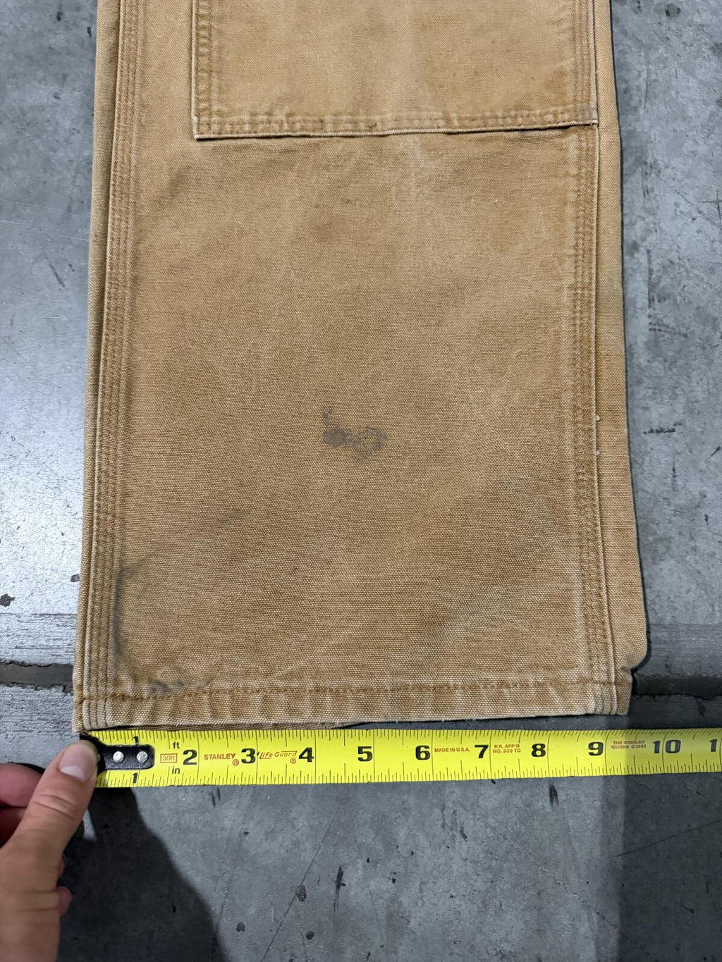 Carhartt B136 BRN Double Knee Carpenter Pants Size 38x34 Vintage