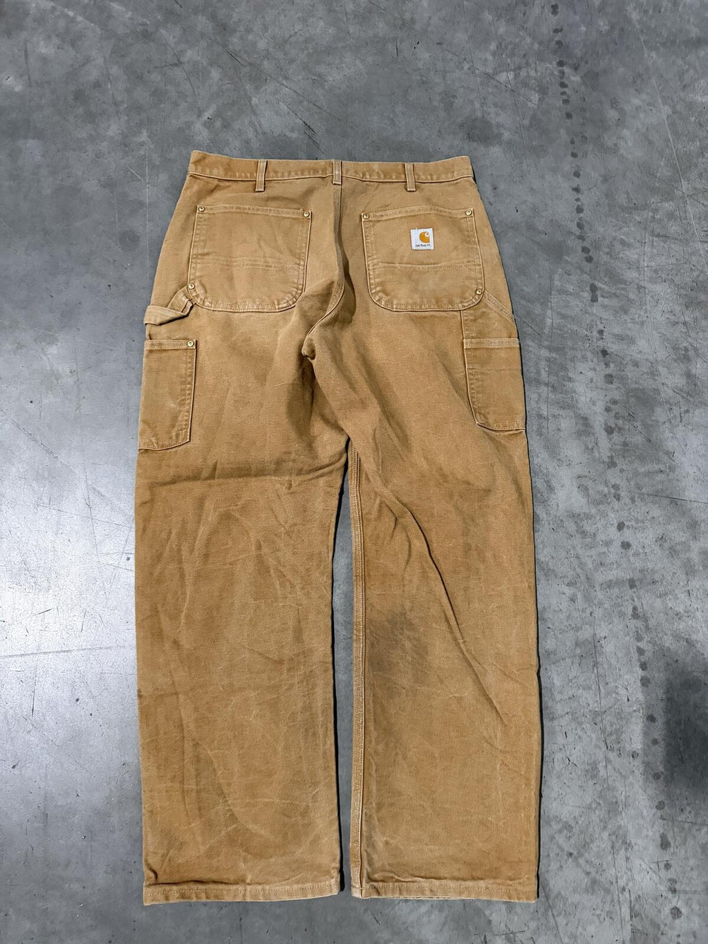 Carhartt B01 BRN Double Knee Carpenter Pants Size 34x30 Vintage