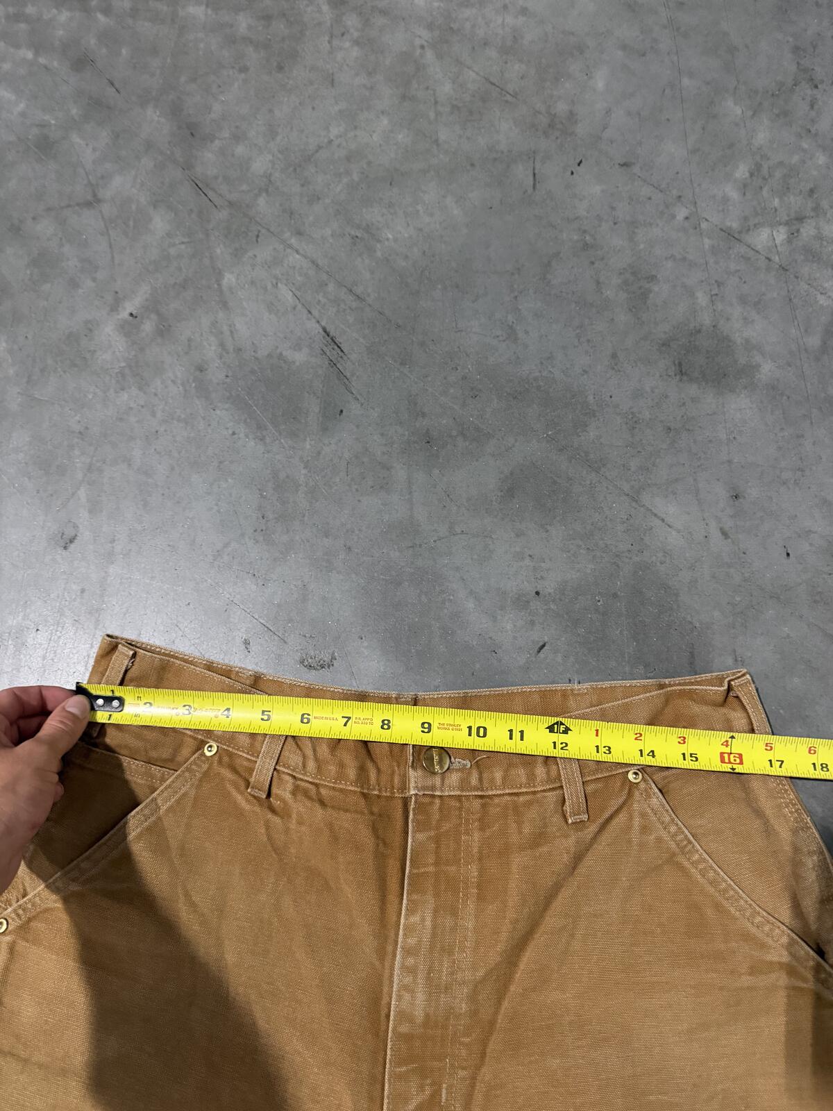 Carhartt B01 BRN Double Knee Carpenter Pants Size 34x30 Vintage