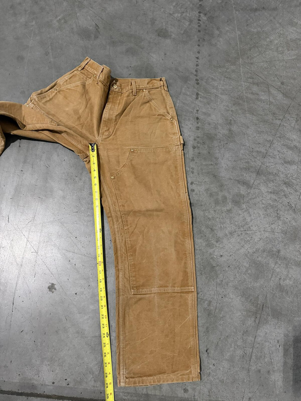 Carhartt B01 BRN Double Knee Carpenter Pants Size 34x30 Vintage