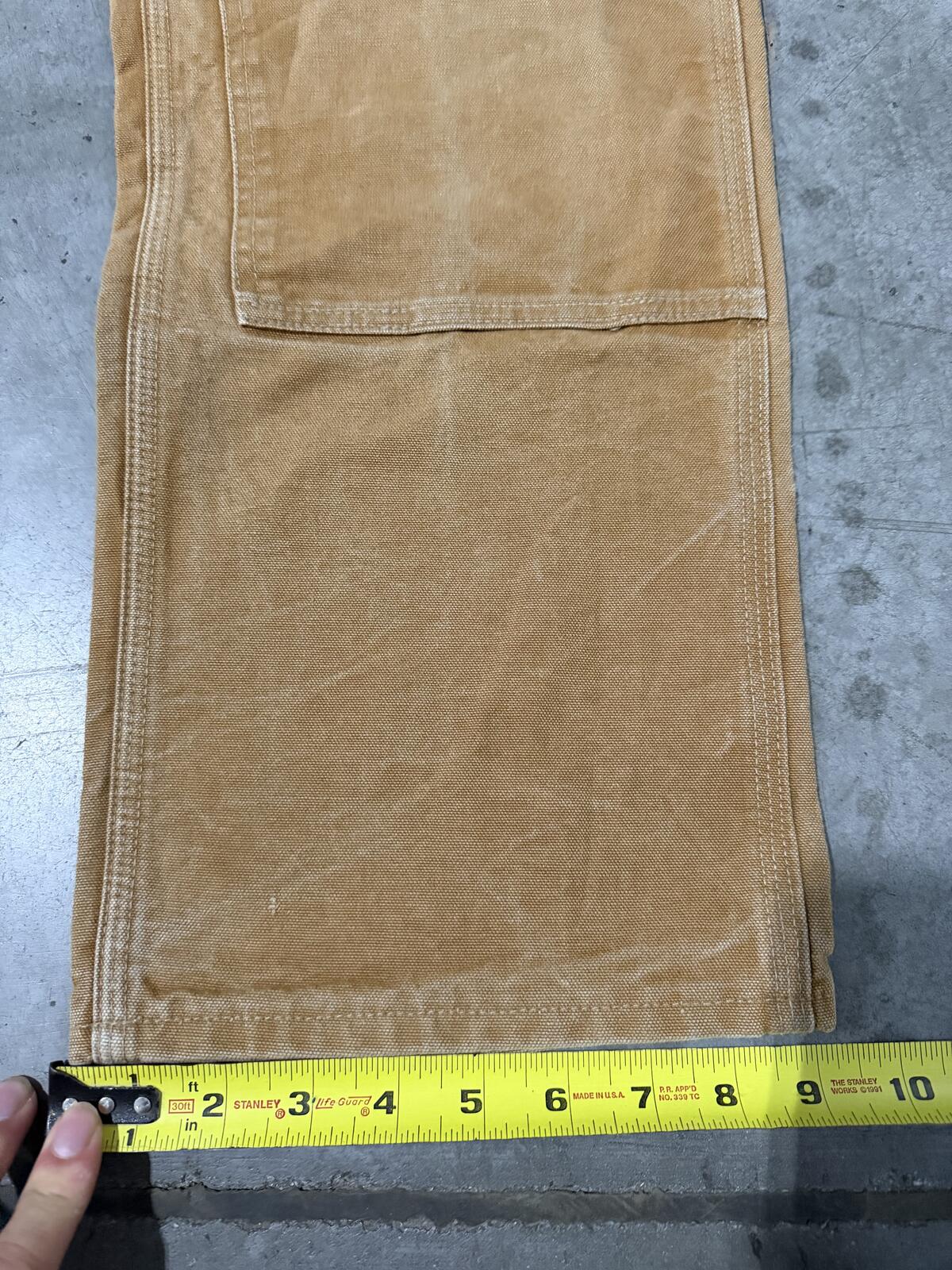 Carhartt B01 BRN Double Knee Carpenter Pants Size 34x30 Vintage