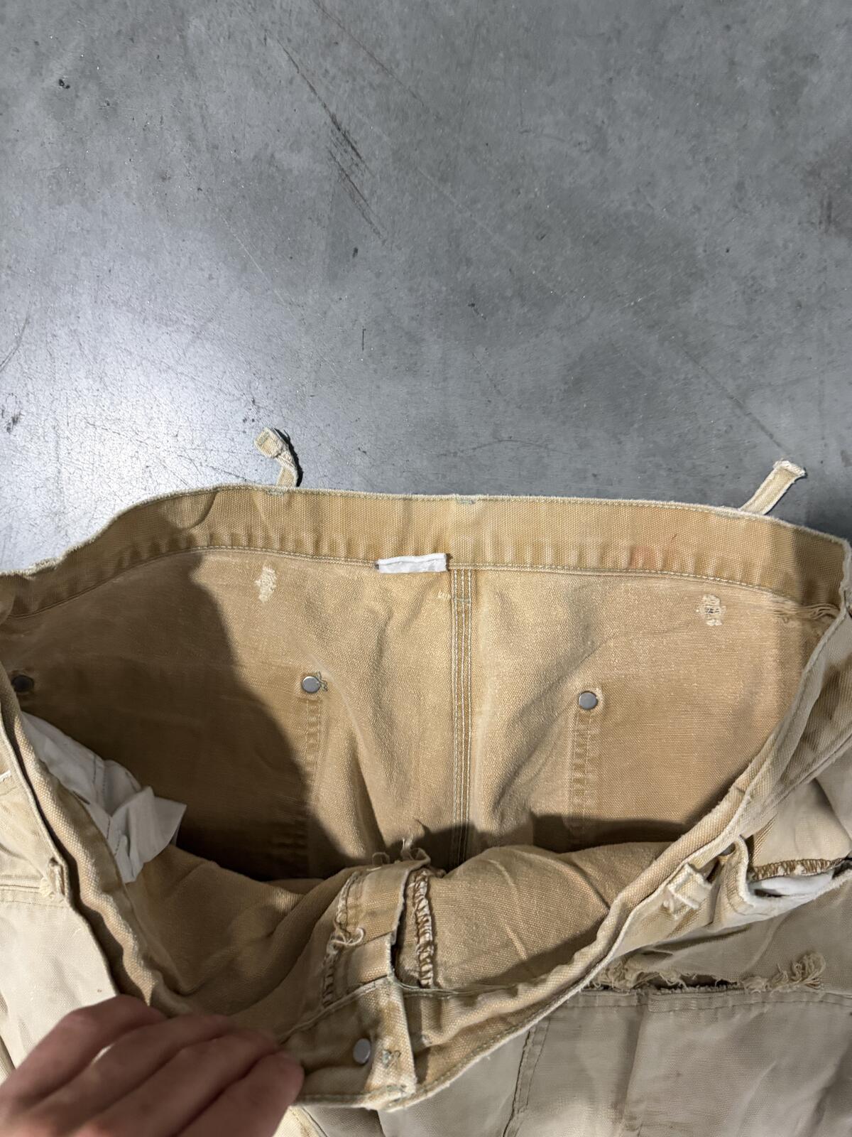 Carhartt B136 BRN Double Knee Carpenter Pants Size 40x25 Vintage