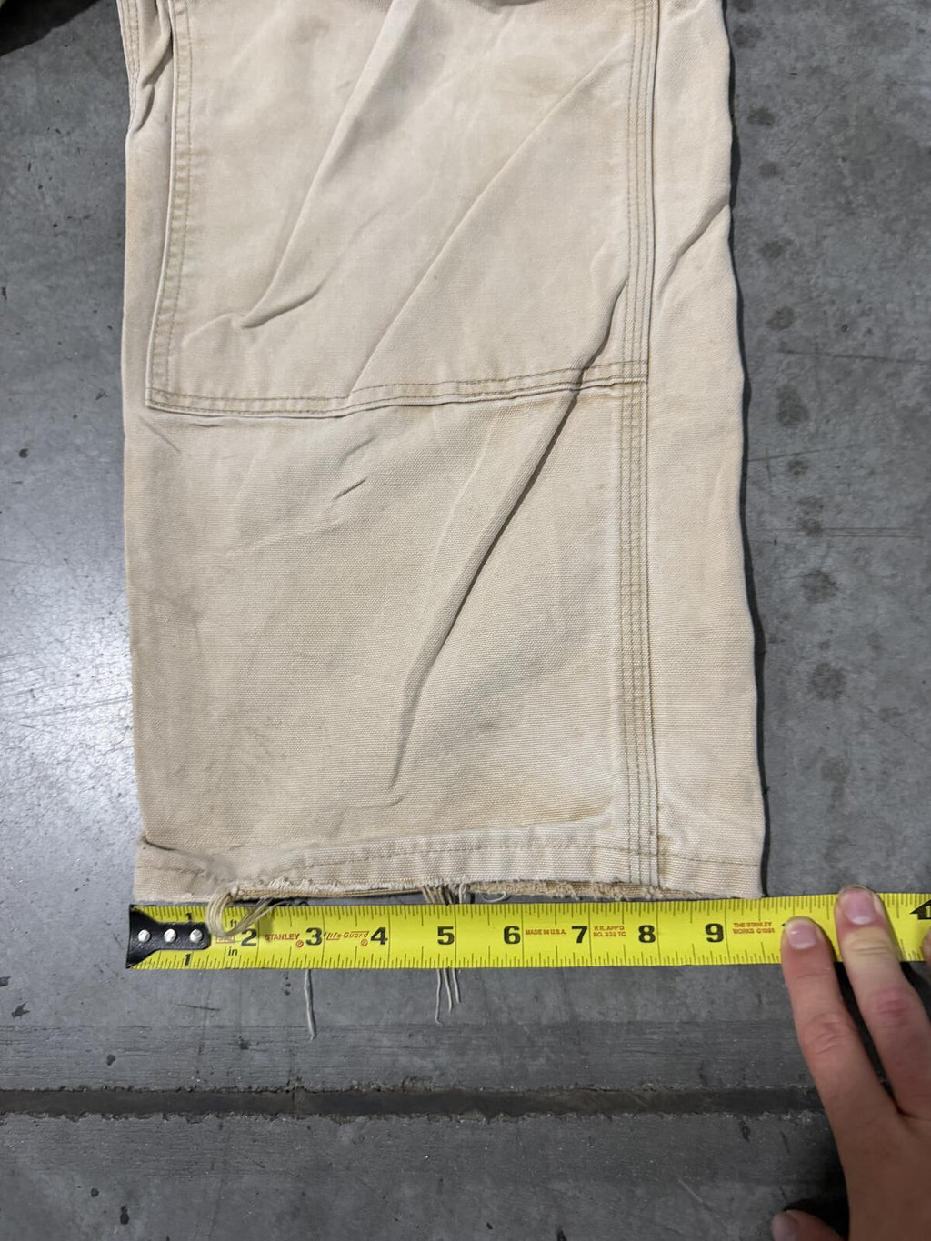 Carhartt B136 BRN Double Knee Carpenter Pants Size 40x25 Vintage