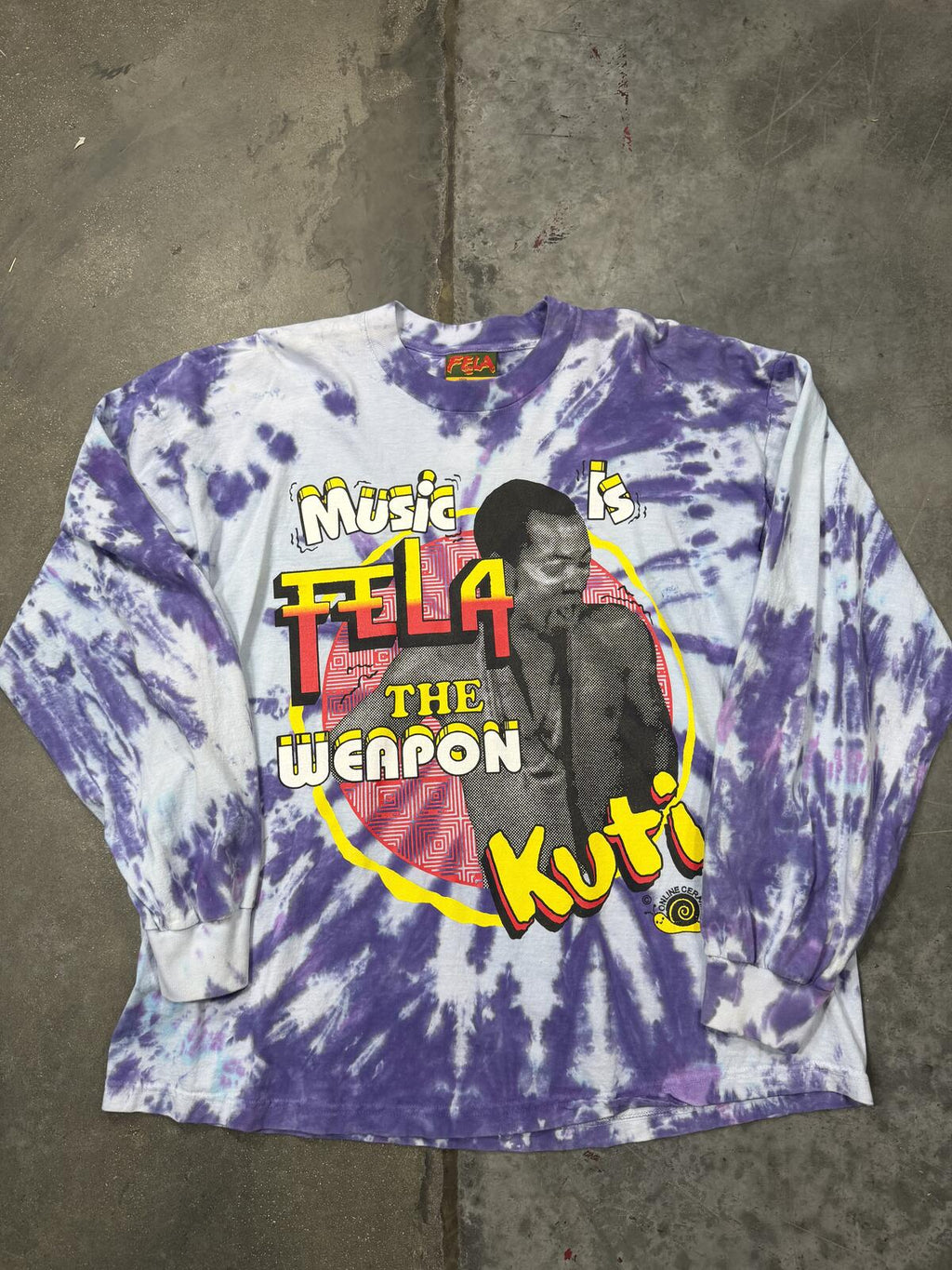 Music Is The Weapon Tie Dye Online Ceramics Vintage Shirt