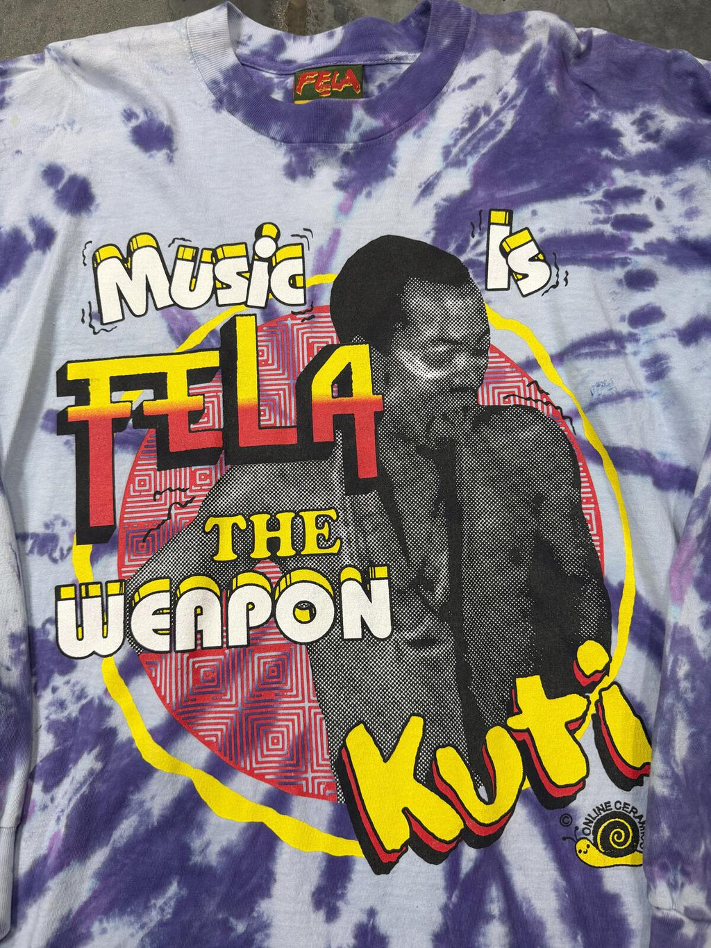 Music Is The Weapon Tie Dye Online Ceramics Vintage Shirt