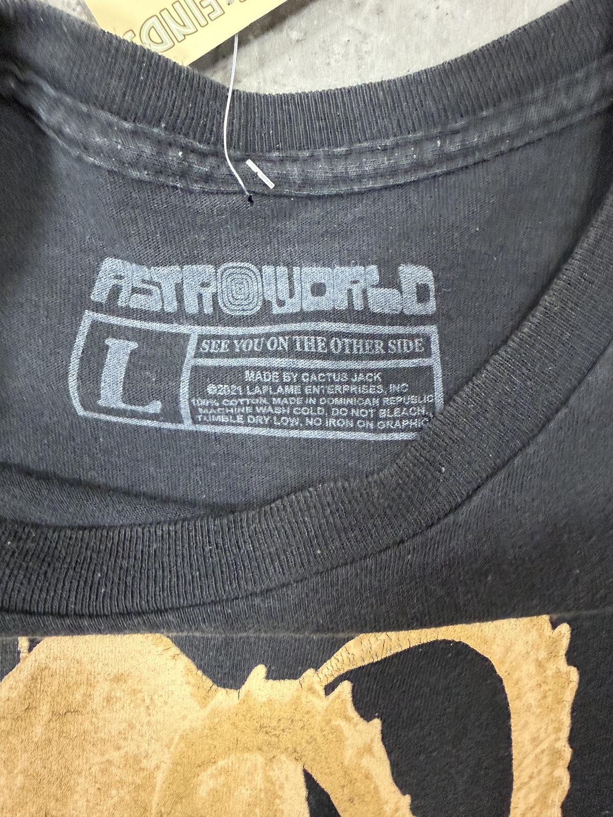 Travis Scott Astroworld Festival 2021 Concert Merch Goat Utopia Size Large