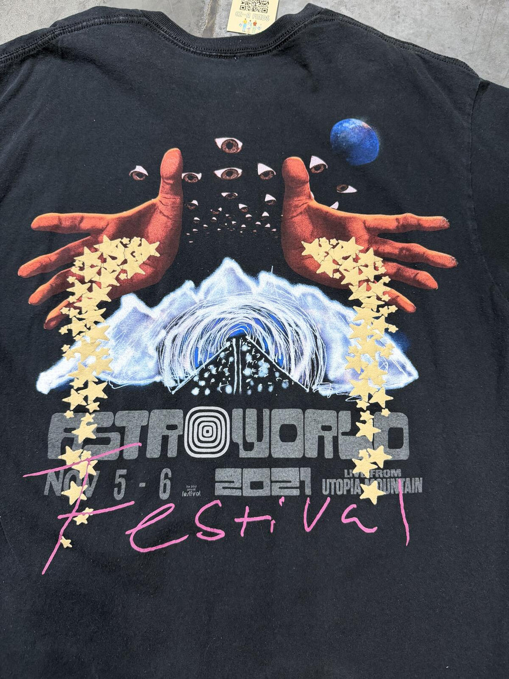 Travis Scott Astroworld Festival 2021 Concert Merch Goat Utopia Size Large