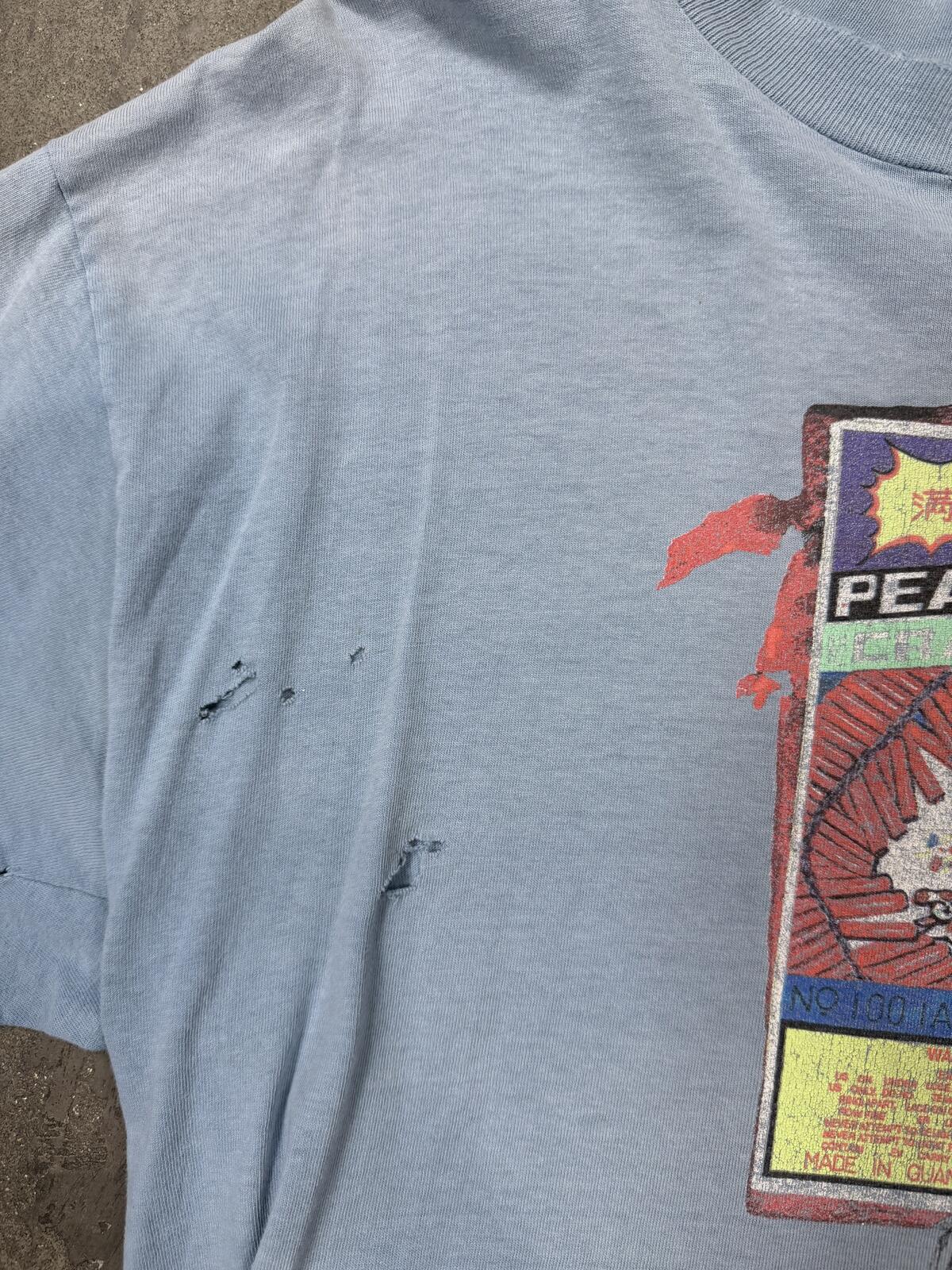 Pearl Jam Crackers Missoula Thrashed and Faded 1995 XL T-Shirt
